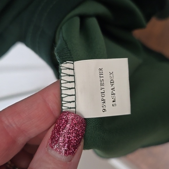 Elegant Green Women's Dress 2X CLASSY - Picture 6 of 7